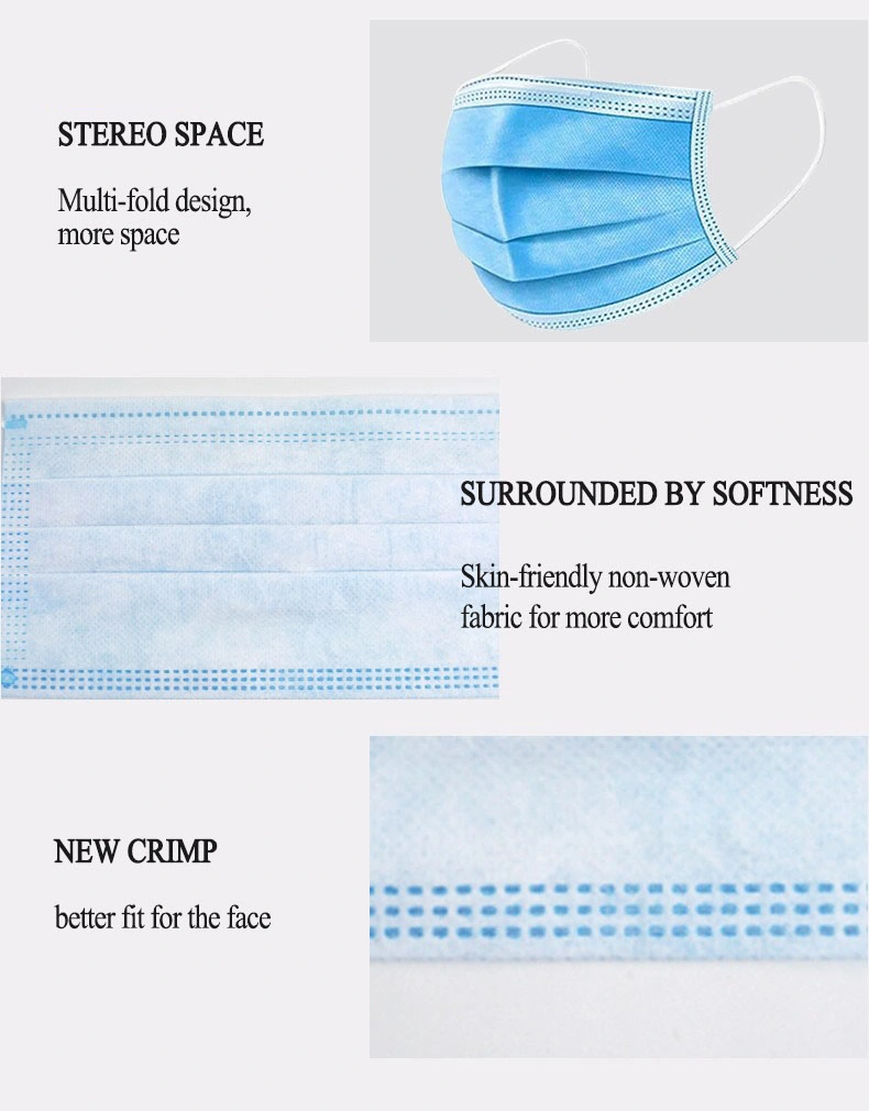 Medical Surgical Disposable Masks for Adults 10 Meltblown Cloth Protective Masks