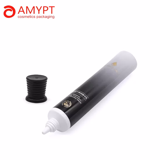 Essence Lotion Packaging PE Plastic Long Nozzle Tip Tube with Screw Thread Lid
