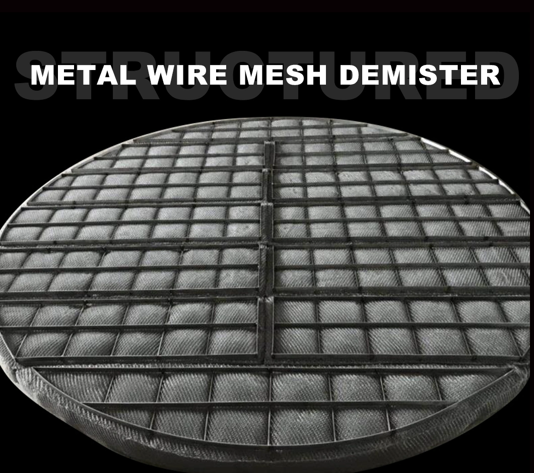 Stainless Steel 304 Metal Wire Mesh Demister Pad Mist Eliminators Filter for Chemical Packing