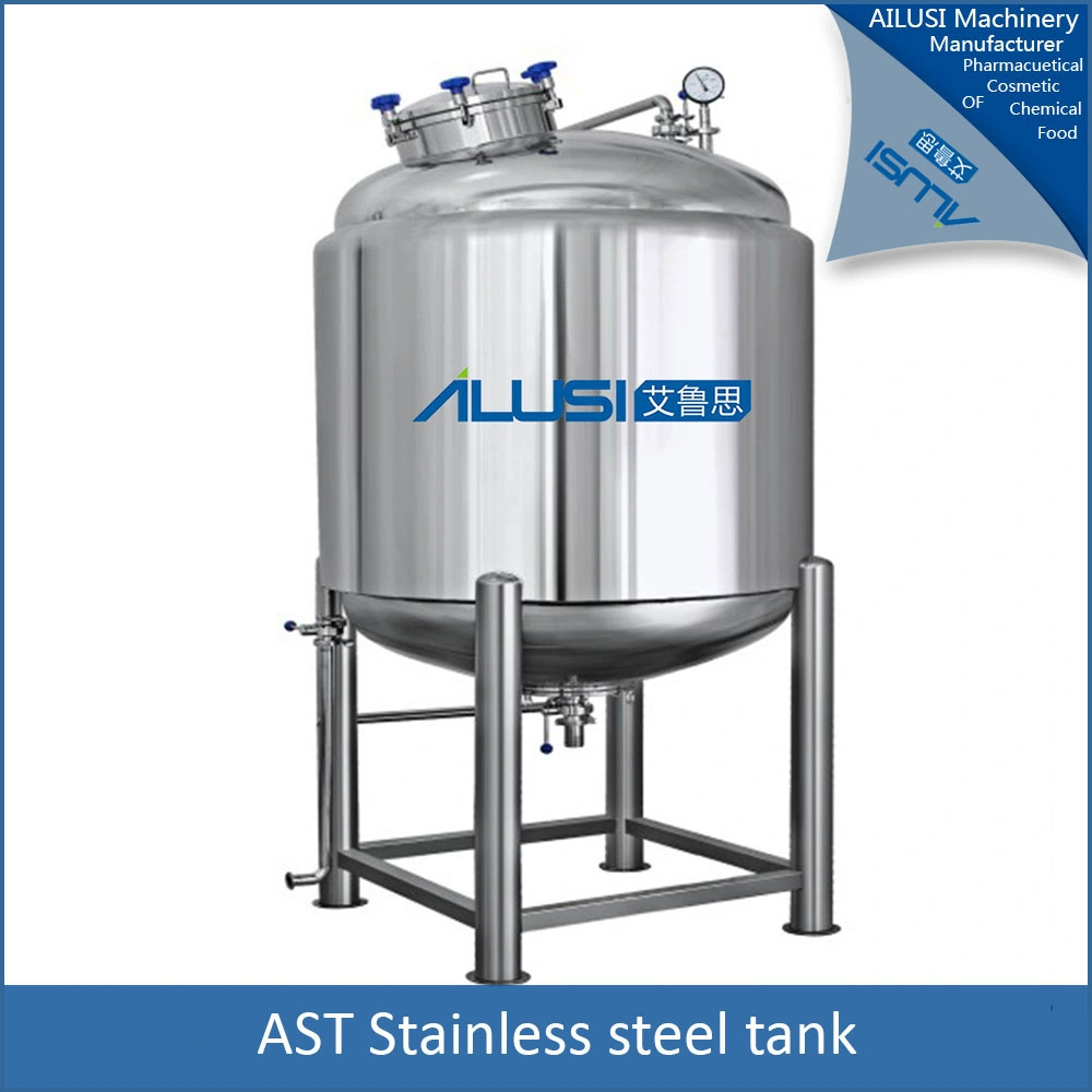 304 SUS 316L Movable Storage Tank for Cosmetic Lotion Cream Gel Shampoo Shower Gel Stainless Steel Storage Tank