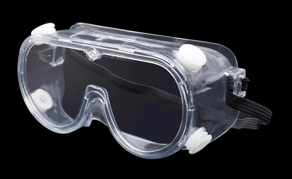 Laboratory Industrial Liquid Spatter White Indirect Breathing Hole Protective Glasses