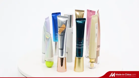 Essence Lotion Packaging PE Plastic Long Nozzle Tip Tube with Screw Thread Lid