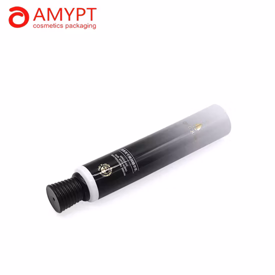 Essence Lotion Packaging PE Plastic Long Nozzle Tip Tube with Screw Thread Lid