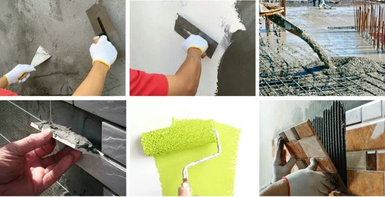 Rdp (Redispersible Polymer Powder) for Making Tile Adhesive, Mortar, Wall Putty