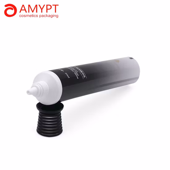 Essence Lotion Packaging PE Plastic Long Nozzle Tip Tube with Screw Thread Lid