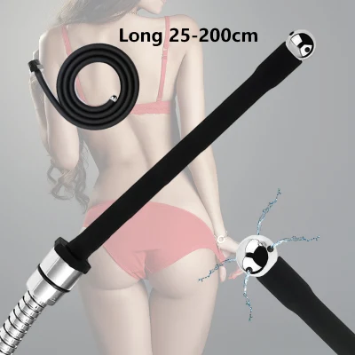 25 to 200cm Fist Anal Gel Douche Silicone Enema Syringe Anal Shower Cleaning Head Anal Beads Butt Plug Nozzle Tip Faucet Gay
