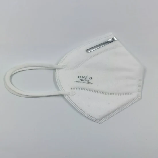Two Layers of Non-Woven Cloth, Two Layers of Melt-Blown Fabric, One Layer of Hot Air Cotton 5ply KN95 Face Masks
