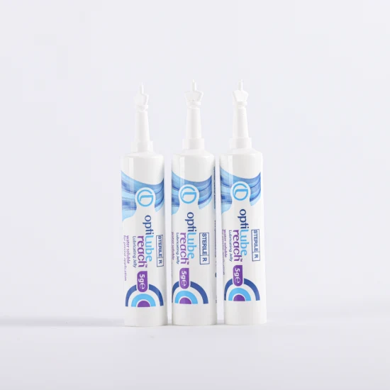 OEM 5ml Squeeze Collapsibl PE Plastic Eye Cream Twist off Tip Long Nozzle Skin Care Cosmetic Tube